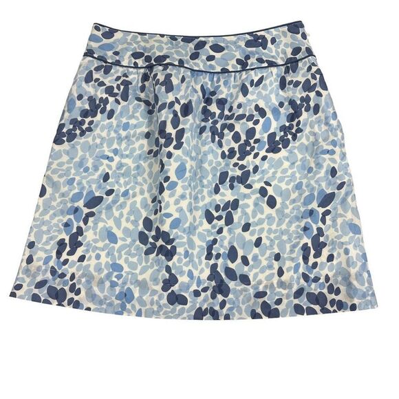 Vineyard Vines Blue Sea Glass Cotton Skirt Size 4 - Picture 2 of 5